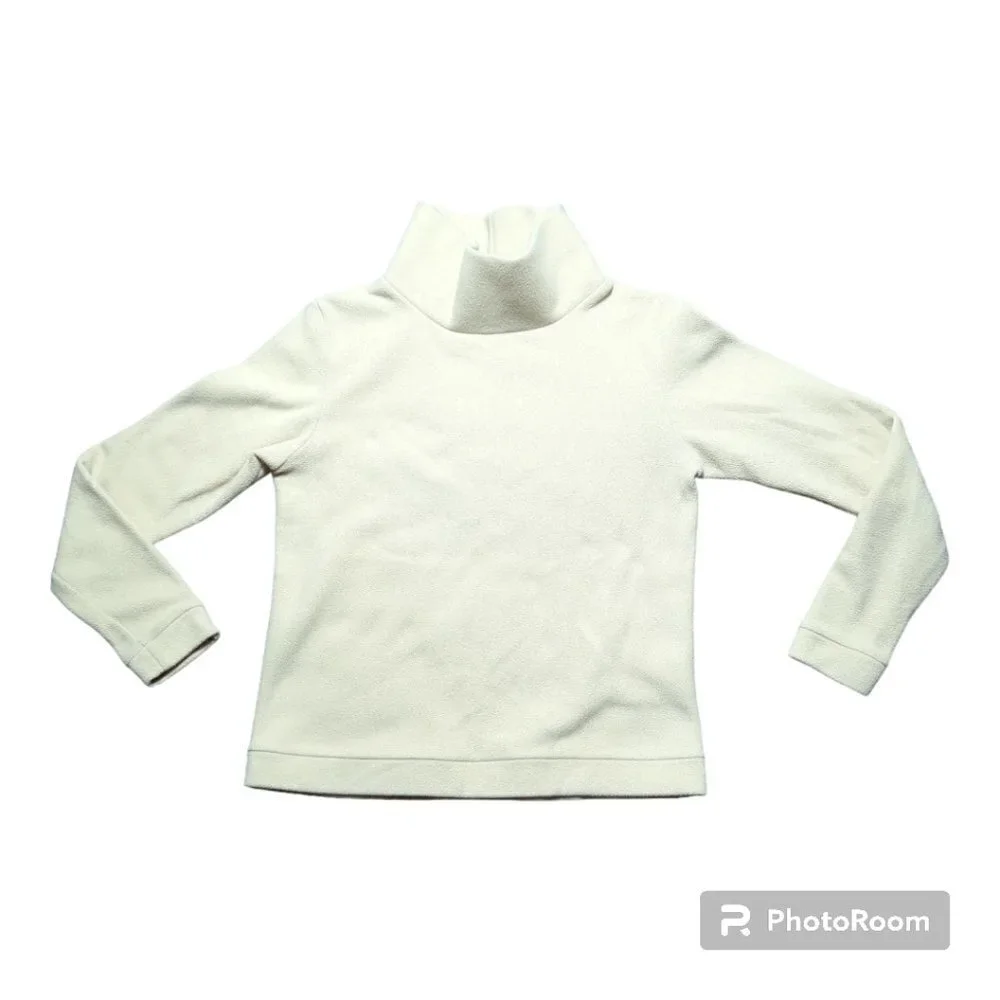 Dudley Stephens Baldwin Turtleneck In Terry Fleece Small Size  Gray/ light tan